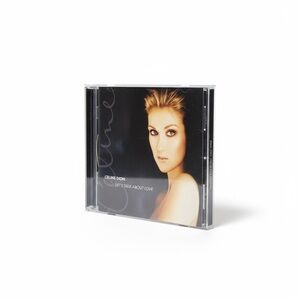 Celine dion Let's Talk About Love CD - Black and White Sony music 1997 disc